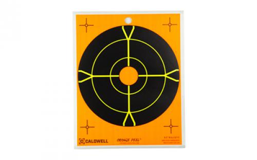 Caldwell Bullseye Target, 5.5, Orange/Black, 10-Pack 1166107