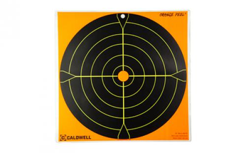 Caldwell Bullseye Target, 12, Orange/Black, 5-Pack 1166111