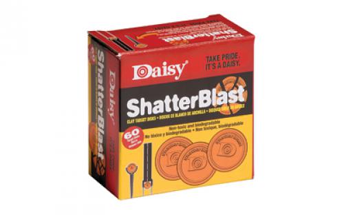 Daisy Shatterblast Targets, Inlcudes 60-2 Orange Clay Targets 990873-406