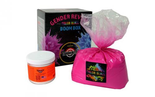 Tannerite Gender Reveal Kit Target, 1 Pound Target, 10 Pounds Color Blaze Powder, Pink Color GRK - P