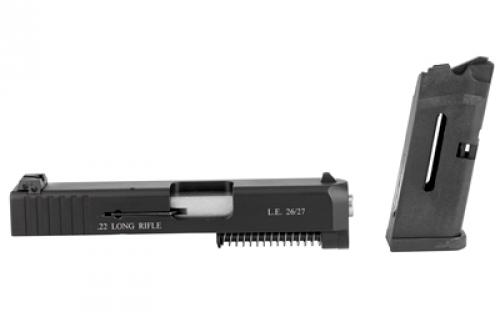 Advantage Arms Conversion Kit, 22LR, 3.46" Barrel, Fits Glock 26/27 Gen3, With Range Bag, Black Finish, 1-10Rd Magazine AACG26-27G3