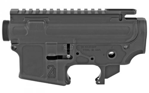 2A Armament PALOUSE-LITE, Builder Series, Forged Stripped Upper/Lower, Semi-automatic, .223 Remington/556NATO, Aluminum, Anodized Finish, Black 2A-FSET15-1