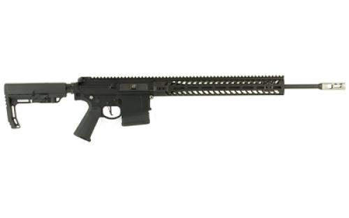 2A Armament XLR-20, Semi-automatic Rifle, AR-10, 6.5 Creedmoor, 20" Barrel,  Steel Nitride, 1:8 Twist, Anodized Finish, Black, Free Float M-Lok Rail,  Titanium X4 Muzzle Brake, BCM Mod 0 Grip, Mission First Tactical Stock, Timney Two Stage Flat Face Trigger, No Magazine 2A-XRC20SC15BLK-1