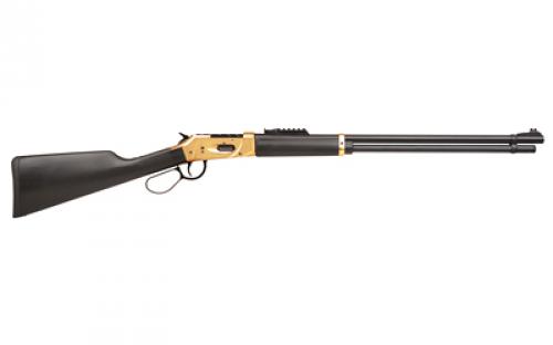 ADCO Lever Action Shotgun, 410 Bore, 20 Barrel, Brass Receiver, Gold, Blued Barrel and Mag Tube, Black Stock, Fiber Optic Front Sight, 5 Rounds LEV41G