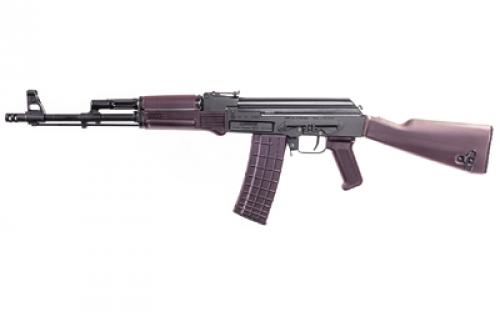 Arsenal, Inc. SAM5, Semi-automatic Rifle, AK, 223 Remington/556NATO, 16.3 Hammer Forged Barrel, Matte Finish, Black, Milled Receiver, Plum Polymer Furniture, Adjustable Sights, 30 Rounds, 1 Magazine, Includes Cleaning Kit, Oil Bottle and Sling SAM5-67PM