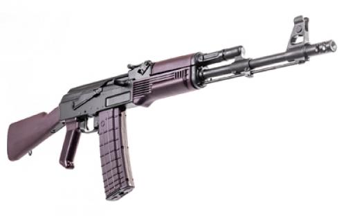 Arsenal, Inc. SAM5, Semi-automatic Rifle, AK, 223 Remington/556NATO, 16.3" Hammer Forged Barrel, Matte Finish, Black, Milled Receiver, Plum Polymer Furniture, Adjustable Sights, 30 Rounds, 1 Magazine, Includes Cleaning Kit, Oil Bottle and Sling SAM5-67PM