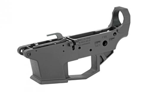 Angstadt Arms 0940, Semi-automatic, Stripped Lower Receiver, 9MM/40S&W, Anodized Finish, Black, Accepts Glock Pattern Magazines AA0940LRBA