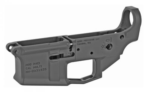 Aero Precision M4E1, Semi-automatic, Stripped Lower Receiver, 223 Remington/556NATO, Anodized Finish, Black APAR600001C