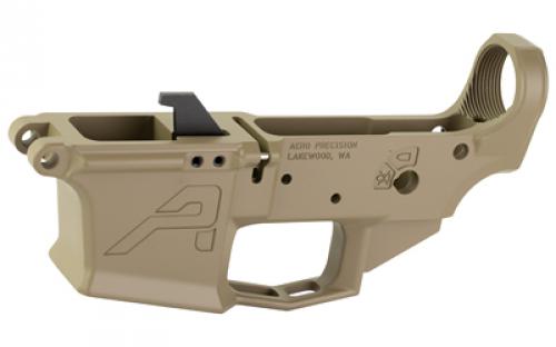 Aero Precision EPC-9, Stripped Lower Receiver, Semi-automatic, 9MM/40S&W, Anodized Finish, Flat Dark Earth, Accepts Glock Style Magazines APAR620002AC