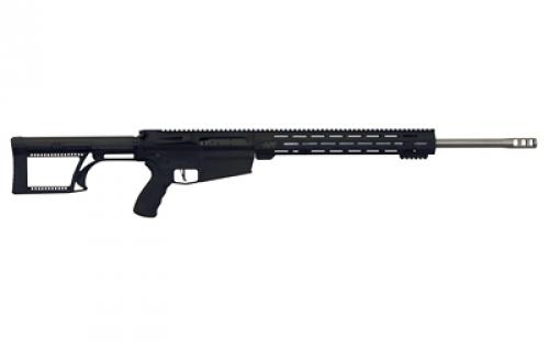 Alex Pro Firearms MLR, Semi-automatic Rifle, 7MM Remington Magnum, 22 Barrel, 1:9 Twist, Matte Finish, Black, Luth-AR MBA-2 Stock, CMC 3.5 Flatblade Trigger, APF 15.5 Free Float MLOK Handguard, 5 Rounds, 4 Magazines MLR-7MM