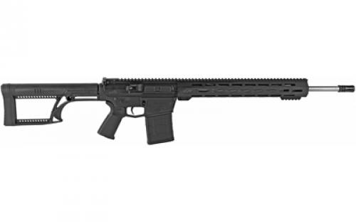 Alex Pro Firearms Varmint, Semi-automatic Rifle, 243 Winchester, 20" Barrel, 1:10 Twist, Matte Finish, Black, Luth-Ar MBA-2 Stock, Single Stage Mil-Spec Trigger, APF 15.5" Free Float MLOK Handguard, 20 Rounds, 1 Magazine RI-076M