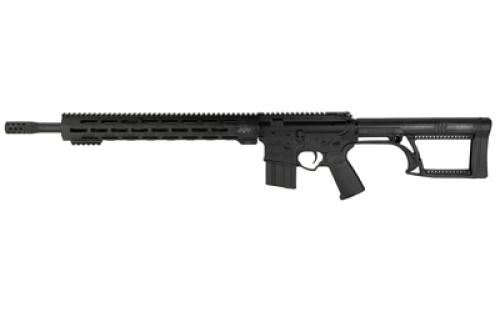 Alex Pro Firearms Hunter, Semi-automatic Rifle, 450 Bushmaster, 18 Barrel, 1:24 Twist, Matte Finish, Black, Luth-Ar MBA-2 Stock, Single Stage Mil-Spec Trigger, APF 15.5 Free Float MLOK Handguard, 5 Rounds, 1 Magazine RI-077M