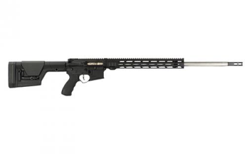 Alex Pro Firearms Target 2.0, Semi-Automatic Rifle, AR, 6.5 Grendel, 24 Stainless Steel Barrel, 15 MLOK Handguard, Cerakote Finish, Black, Nickel Boron BCG, Ergo Grip, Magpul PRS Stock, CMC Trigger, 1 Magazine, 24 Rounds RI273