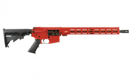 Alex Pro Firearms Guardian, Semi-Automatic Rifle, AR, 556 NATO/223 Remington, 16 4150 Barrel, 15 MLOK Handguard, Cerakote Finish, Crimson, Polymer Grip, APF M4 Stock, 1 Magazine, 30 Rounds RI282CR