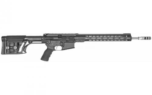 Armalite AR10 3-Gun, Semi-automatic, AR, 308 Winchester/762X51, 18 Stainless Steel Barrel, 1:10 Twist, Tunable Muzzle Brake, Anodized Finish, Black, Ergo Grip, Luth-AR MBA-1 Stock, 15 MLOK Handguard, 4lb Single-Stage Timney Trigger, 25 Rounds, 1 Magazine AR103GN18