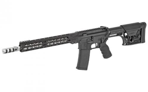 Armalite M15, Semi-automatic, AR-15, 223 Remington, 13.5" Barrel (16" OAL with Pinned Brake), 1:8 Twist, 12" KeyMod Handguard, Matte Finish, Black, MBA-1 Stock, 1-30Rd PMag, 1913 Rail, 4lb Single-Stage Timney Trigger M153GN13