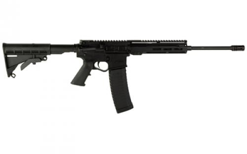 American Tactical Alpha-15, Semi-automatic Rifle, 223 Remington/556NATO, 16" Pencil Profile Barrel, 1:8 Twist, Matte Finish, Black, Polymer Grip, Collapsible Stock, Front/Rear Flip Up Sights, 8" Mlok Rail, Nano Composite Trigger kit, Carbon Fiber Infused Buffer Tube, 60 Rounds, 1 Magazine ATIGALP556M860