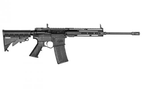 American Tactical Alpha-15, Semi-automatic Rifle, 223 Remington/556NATO, 16 Pencil Profile Barrel, 1:8 Twist, Matte Finish, Black, Polymer Grip, Collapsible Stock, Front/Rear Flip Up Sights, 30 Rounds, 1 Magazine, 8 Mlok Rail, Nano Composite Trigger kit, Carbon Fiber Infused Buffer Tube ATIGALP556M8