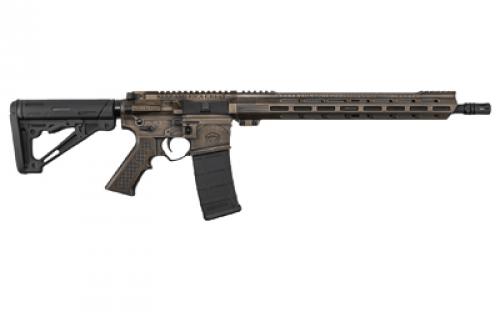 Auto Ordnance DJT-AR, Commander in Chief, Semi-automatic Rifle, AR-15, 556NATO/223 Remington, 16 Barrel, Cerakote Finish, Burnt Bronze and Black, Custom Commander In Chief Engravings, Adjustable Stock, Right Hand, 30 Rounds, 1 Magazine DJT-AR