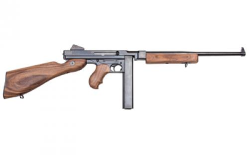 Auto Ordnance M1C, Semi-automatic, Lightweight, 45ACP, 16.5" Barrel, Aluminum Frame, Blued Finish, Black, Walnut Stock and Foregrip, Blade Front and Fixed Battle Rear Sights, 30 Rounds, 1 Magazine TM1C