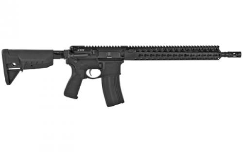 Bravo Company Recce 14 KMR-A Carbine, Semi-automatic Rifle, 223 Remington/556NATO, 14.5" Barrel (16" OAL with Pinned Brake), Mid-length Gas System, Anodized Finish, Black, SOPMOD Stock, BCM Mod 3 Pistol Grip, KMR Alpha 13" Handguard, BCM Mod 1 Compensator, BCM Mod 4 Charging Handle, PNT Trigger, 30 Rounds, 1 Magazine 780-790