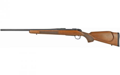 Bergara B-14 Series Timber Rifle, Bolt Action Rifle, 308 Winchester, 20 Barrel, Cerakote Finish, Black, Monte Carlo Walnut Stock, Hinged Floorplate, 4 Rounds, Right Hand B14S001C