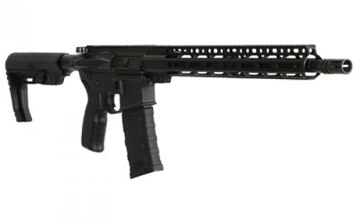 Bersa BAR15R, Semi-automatic Rifle, AR, 223 Remington/556NATO, 16" Barrel, Anodized Finish, Black, Mission First Tactical Minimalist Stock, Mission First Tactical Grip, 30 Rounds, 1 Mission First Tactical Magazine BAR15RMFT