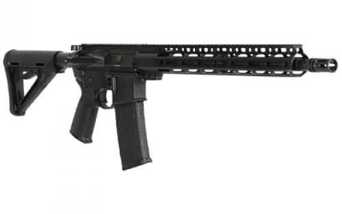 Bersa BAR15R, Semi-automatic Rifle, AR, 223 Remington/556NATO, 16" Barrel, Anodized Finish, Black, Magpul MOE Stock, Magpul MOE Grip, Magpul Trigger Guard, Manual Safety, 30 Rounds, 1 Magpul Magazine BAR15RMGP