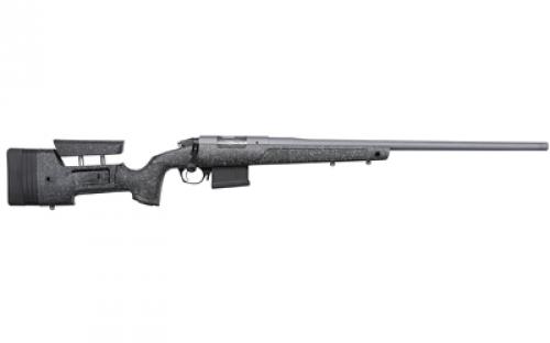 Bergara HMR PRO HB, Bolt Action, 6.5 Creedmoor, 24 Threaded Heavy Barrel, 5/8x24 Threaded, Cerakote Finish, Gray, HMR Molded Stock with Mini-Chassis, TriggerTech Trigger, 5 Rounds, 1 AICS Magazine, Right Hand BPR20-65MCHB