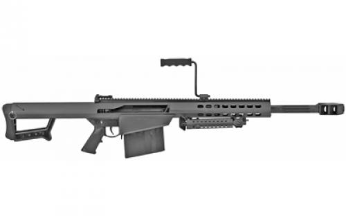 Barrett 82CQ, Semi-automatic Rifle, 50BMG, 20 Fluted Barrel, 2 Port Muzzle Brake, Cerakote Finish, Black, Synthetic Stock, 10 Rounds, 1 Magazine, Carry Case 13318