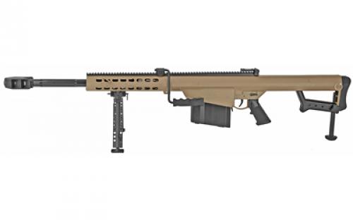 Barrett 82A1, Semi-automatic Rifle, 50BMG, 20 Fluted Barrel, 2 Port Muzzle Brake, Cerakote Finish, Flat Dark Earth, Synthetic Stock, 10 Rounds, 1 Magazine, Carry Case 14030