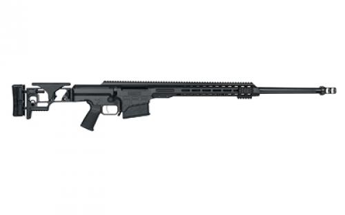 Barrett MRAD, Bolt Action Rifle, 338 Lapua, 26 Barrel, 2 Port Muzzle Brake, Cerakote Finish, Black, Folding Adjustable Stock, Adjustable Cheek Rest, Magpul MOE Grip, 10 Rounds, 1 Magazine 18478