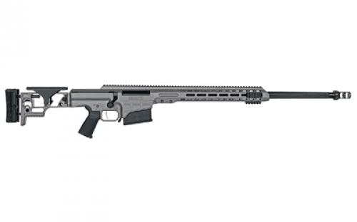 Barrett BFM18480, Bolt Action Rifle, 338 Lapua, 26 Barrel, 2 Port Muzzle Brake, Cerakote Finish, Tungsten Gray, Folding Adjustable Stock, Adjustable Cheek Rest, Magpul MOE Grip, 10 Rounds, 1 Magazine 18480