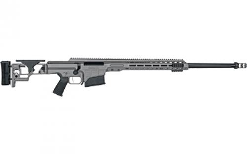 Barrett MRAD, Bolt Action Rifle, 300 Norma Magnum, 26 Barrel, 2 Port Muzzle Brake, Cerakote Finish, Gray, Folding Adjustable Stock, Adjustable Cheek Rest, Magpul MOE Grip, 10 Rounds, 1 Magazine 18486