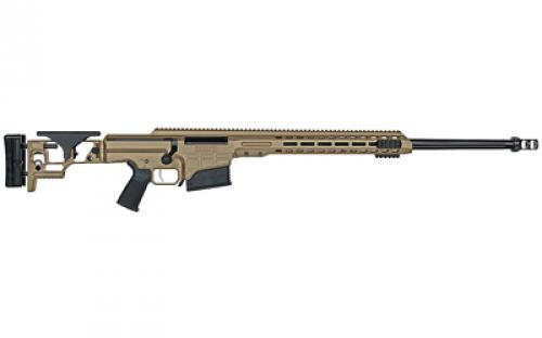 Barrett MRAD, Bolt Action Rifle, 300 Winchester Magnum, 26 Barrel, 2 port Muzzle Brake, Flat Dark Earth, Adjustable Folding Stock, Magpul MOE Grip, 10 Rounds, 1 Magazine, Hard Carrying Case 18488