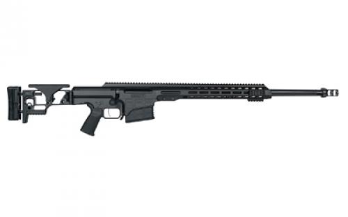 Barrett MRAD, Bolt Action Rifle, 308 Winchester, 24 Barrel, 2 Port Muzzle Brake, Cerakote Finish, Black, Adjustable Folding Stock, Magpul MOE Grip, 10 Rounds, 1 Magazine 18490