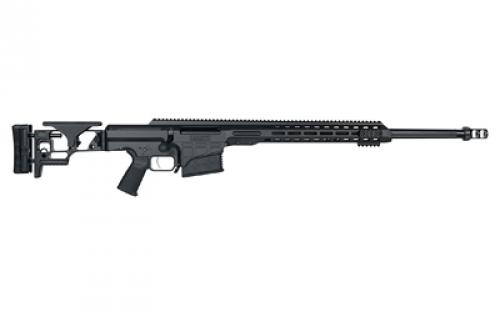 Barrett MRAD, Bolt Action Rifle, 6.5 Creedmoor, 24 Barrel, 2 Port Muzzle Brake, Cerakote Finish, Black, Adjustable Folding Stock, Magpul MOE Grip, 10 Rounds, 1 Magazine 18496