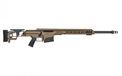 Barrett MRAD, Bolt Action Rifle, 6.5 Creedmoor, 24 Barrel, 2 Port Muzzle Brake, Cerakote Finish, Flat Dark Earth, Adjustable Folding Stock, Magpul MOE Grip, 10 Rounds, 1 Magazine 18497