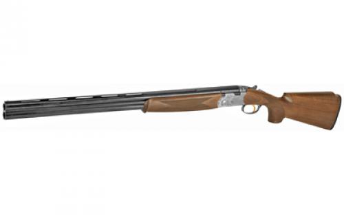 Beretta 686 Silver Pigeon I Vittoria, Over/Under, 12 Gauge, 3" Chamber, 28" Barrels, Floral Engraving, Silver Receiver, Reduced Length Stock, 5 Choke Tubes - F,IM,M,IC,C, Optima Choke HP Chokes, 2 Rounds J686FJ8V