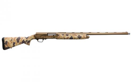 Browning A5 Wicked Wing, Sporting Shotgun, Semi-automatic, 12 Gauge 3.5", 28" Barrel, Cerakote Finish, Burnt Bronze, Vintage Tan Composite Stock, Fiber Optic Sight, 4 Rounds, Invector DS Chokes - Full, Mod, IC, Right Hand 0119072004