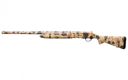 Browning A5 Camo, Sporting Shotgun, Semi-automatic, 12 Gauge 3.5, 28 Barrel, Vintage Tan Camo, Composite Stock, Fiber Optic Sight, 4 Rounds, Invector DS Chokes - Full, Mod, IC, Right Hand 0119082004