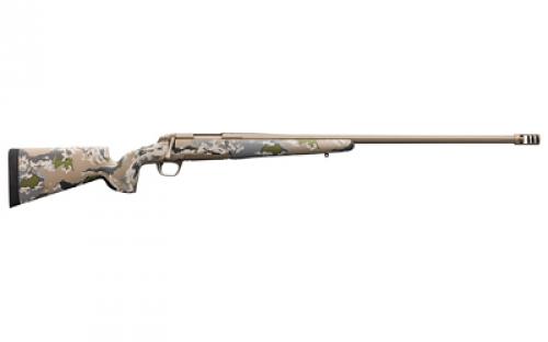 Browning X-Bolt Hell's Canyon McMillan Long Range, Bolt Action Rifle, 6.5 Creedmoor, 26" Fluted Barrel, Recoil Hawg Muzzle Brake, Cerakote Finish, Smoked Bronze, OVIX Camouflage, McMillan Game Scout Stock, 20MOA Picatinny Rail, 3 Rounds 035556229