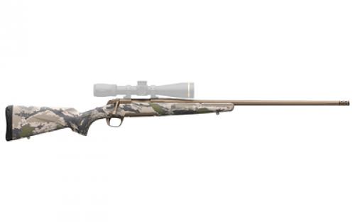 Browning X-Bolt Speed Long Range, Bolt Action Rifle, 300 Winchester Short Magnum, 26" Fluted Barrel, Threaded 5/8x24, Cerakote Finish, Smoked Bronze, OVIX Camo Stock, 3 Rounds, Right Hand 035557246