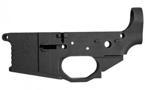 Black Rain Ordnance Lower Receiver, Semi-automatic, 223 Remington/556NATO, Anodized Finish, Black, 7075 Billet Aluminum Frame, Beveled Mag Well, Winter Trigger Guard BRO-MLR