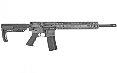 Black Rain Ordnance SPEC15, Semi-automatic Rifle, 223 Remington/556NATO, 16" Barrel, Cerakote Finish, Gray, Mission First Tactical Stock, 12" M-LOK Free Float Handguard, 30 Rounds, 1 Magazine BRO-SPEC15-SGB