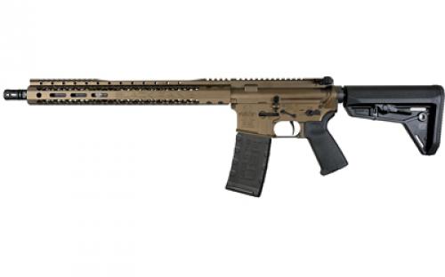 Black Rain Ordnance Spec+, Semi-automatic Rifle, AR, 223 Remington/556NATO, 16 Chrom-Moly Barrel, Cerakote Finish, Midnight Bronze, Magpul Pistol Grip, Magpul Stock, Black, 30 Rounds, 1 Magazine BRO-SSP-MB