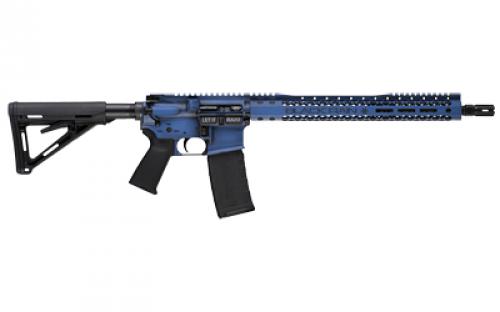 Black Rain Ordnance We The People, Semi-automatic Rifle, AR, 223 Remington/556NATO, 16" Chrome-Moly Barrel, Cerakote Finish, Blue Battleworn, 15" Free Float M-LOK Handguard, Magpul MOE Stock, 30 Rounds, 1 Magazine BRO-WTP-BLB