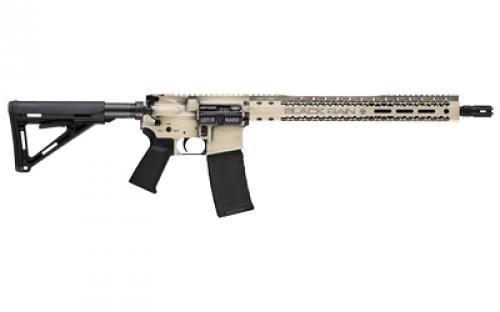 Black Rain Ordnance We The People, Semi-automatic Rifle, AR, 223 Remington/556NATO, 16" Chrome-Moly Barrel, Cerakote Finish, Light Sand Battleworn, 15" Free Float M-LOK Handguard, Magpul MOE Stock, 30 Rounds, 1 Magazine BRO-WTP-LSB