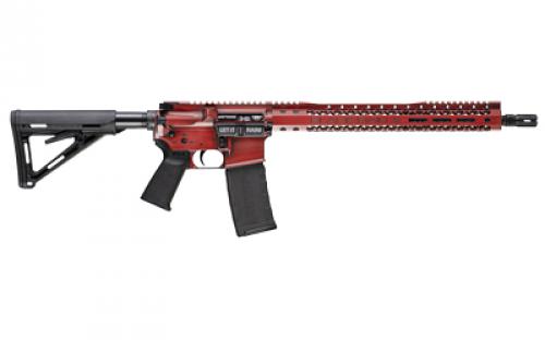 Black Rain Ordnance We The People, Semi-automatic Rifle, AR, 223 Remington/556NATO, 16" Chrome-Moly Barrel, Cerakote Finish, Red Battleworn, 15" Free Float M-LOK Handguard, Magpul MOE Stock, 30 Rounds, 1 Magazine BRO-WTP-RB