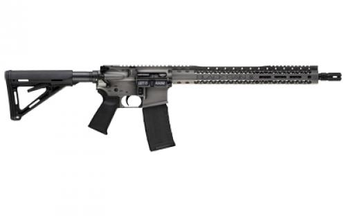 Black Rain Ordnance We The People, Semi-automatic Rifle, AR, 223 Remington/556NATO, 16" Chrome-Moly Barrel, Cerakote Finish, Titanium Battleworn (Gray), 15" Free Float M-LOK Handguard, Magpul MOE Stock, 30 Rounds, 1 Magazine BRO-WTP-TB